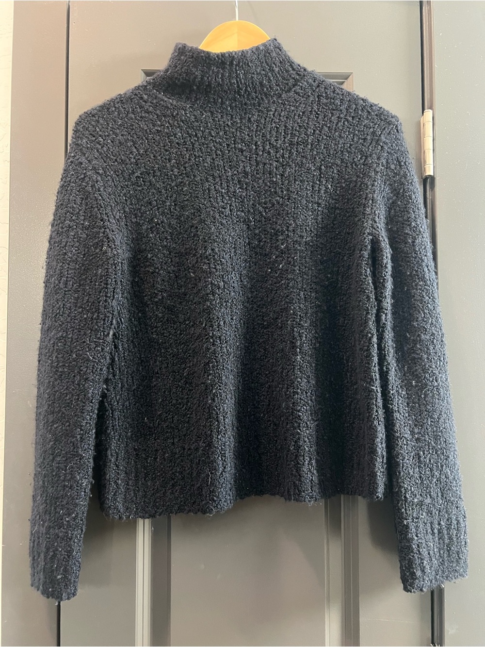 Vince wool/cashmere/silk Mock Turtleneck Sweater
